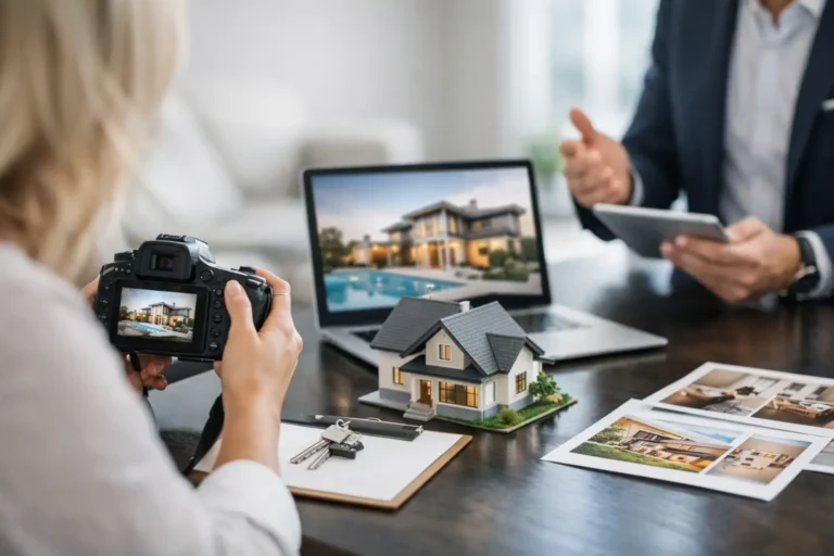 Marketing visual para bienes raíces que vende