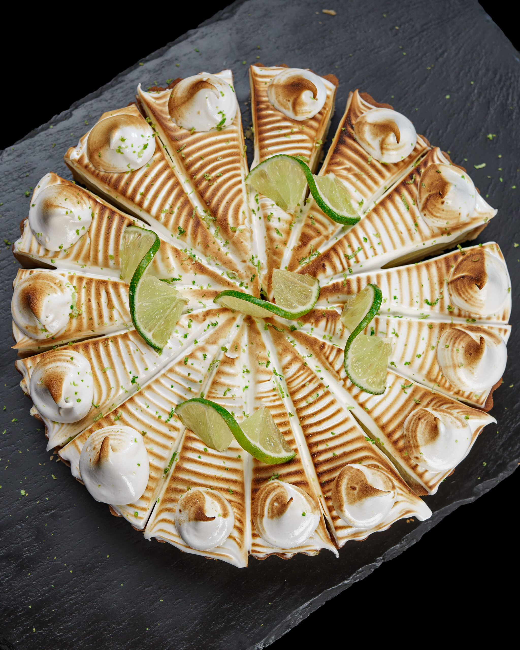 Postre fotografiado para campaña gastronómica comercial en El Salvador